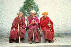 Mönche in Gyantse